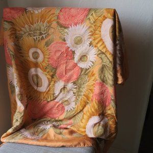 Salvatore Ferragamo Floral Silk Scarf Square